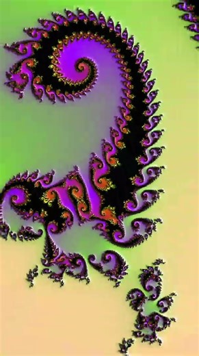 Infinite Zoom into the Beautiful Fractal ✨🌀 #Fractal #Mandelbrot #Zoom