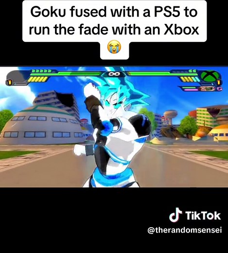 Goku Fusion with PlayStation 5 in Dragon Ball Gaming Mods