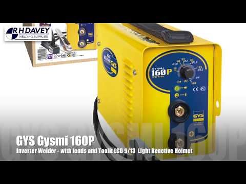 GYS Gysmi 160P Inverter Welder - R H Davey Welding Supplies Ltd