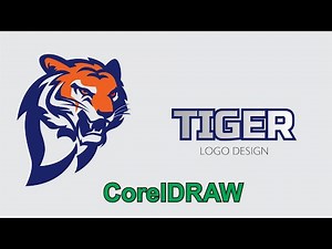 How to create Tiger logo | Coreldraw tutorial