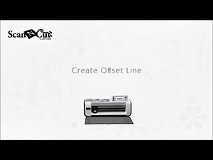 ScanNCut CanvasWorkspace: Edit Functions: Create Offset Line