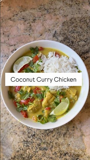 Coconut Curry Chicken #recipe