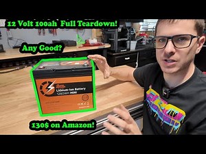 Super Empower 100ah 12 Volt Lifepo4 Battery Review, Test, Teardown