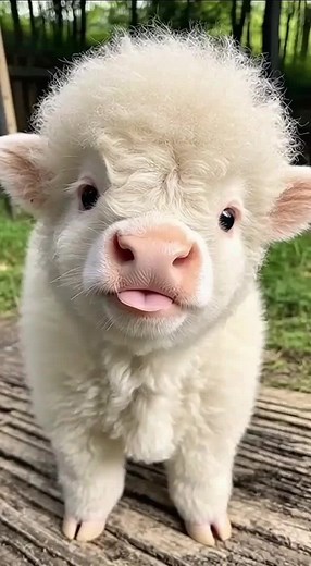 Discovering a Cute Highland Cow Calf