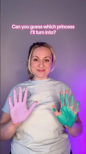 Can you guess the Princess?? (color mixing trend) #guess #shorts #paintmixing