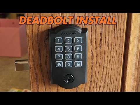 Schlage Camelot and Schlage Arrive Wi-Fi Deadbolt Lock Install