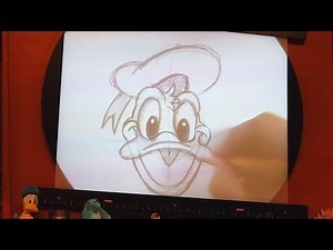 How to Draw Donald Duck: Step by Step Instructions from Animation Academy at Disneyland