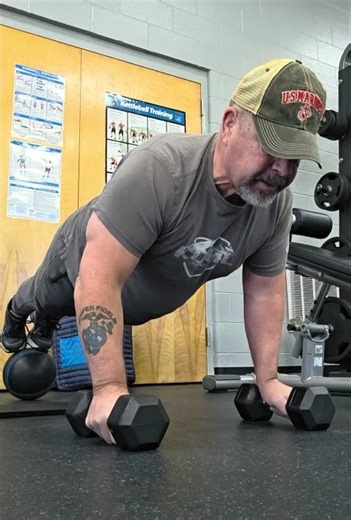 Incremental Decline Pushups with feet on a ball - do not fall