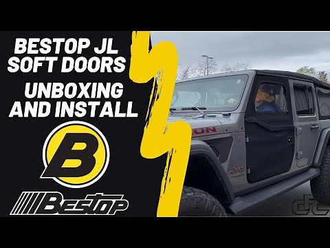 BESTOP JL FABRIC DOORS - UNBOXING AND INSTALL
