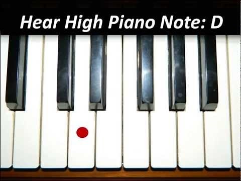 Hear Piano Note - High D