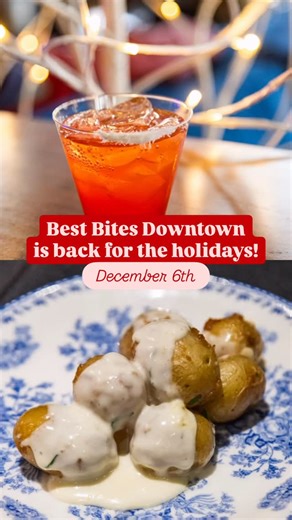 Best Bites Downtown is BACK for the holidays - and already almost sold out! Eat, drink, and savor the season in the heart of the city! On Saturday, Dec 6th from noon-4 p.m., we’re taking over Downtown Pittsburgh for a self-guided tasting tour featuring 16 restaurants pop-ups serving up festive bites and seasonal sips. Participating spots: @altaviapgh @barcelonawinebar @thecommonerpgh @themilkshakefactory @millies @omniwilliampennhotel @oysterhousepgh @pennsocietypgh @pizzaioloprimo_ms @prantlsba