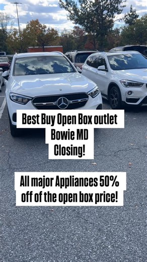 127K views · 26 shares | The Best Buy open box outlet in Bowie Marin is closing. All major appliances are 50% off of the open box price. The store is closing at the end of the month and this is a great time for you to go and get your deals and steals. Follow for more! 15800 Collington Road, Bowie MD Don’t say I didn’t put you on lol! #bestbuydeals #storeclosingsale #storeclosing #dmvsales | Derrick Phillips | Facebook