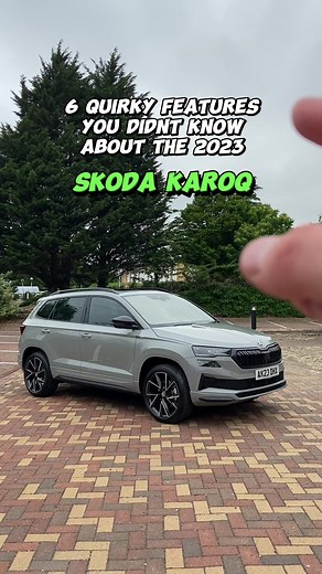 6 Quirky Features about the new 2023 Skoda Karoq. 🤔 #skoda #skodakaroq #karoq #suv #cambridge #burystedmunds #thingsyoudidntknow #eastereggs #fyp #automotive #foryou #explore #educate #simplyclever #skodaauto