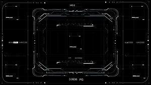 Futuristic CG Animation Interface