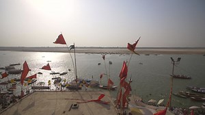 Revealing River Ganges | Free Stock Video Footage
