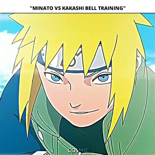 Minato vs Kakashi Bell training 💀✨️