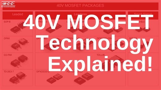 Unlock the Power of MCC 40V MOSFET Technology: A Essential Guide! | MCC (Micro Commercial Components)