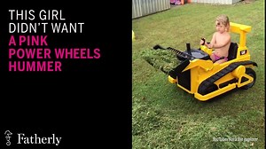Girls are great with bulldozers. | Fatherly