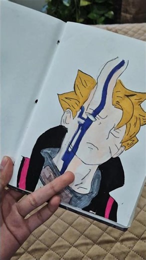 Boruto drawing (tutorial for colouring)