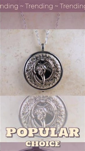 Raven Music Box Locket