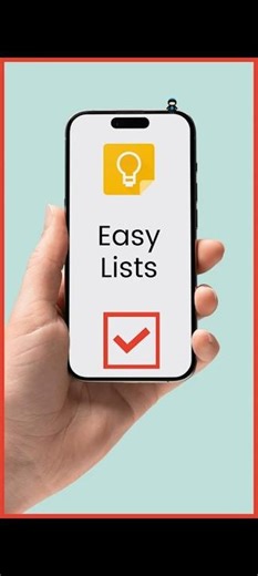 Turn Notes Into Checklists in Google Keep #android