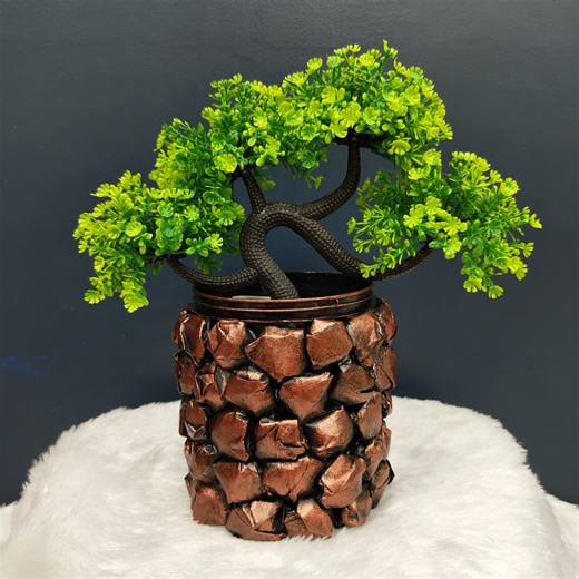 145K views · 1K reactions | Newspaper 3d Flower Pot #handmade | Deep's CRAFT | Facebook