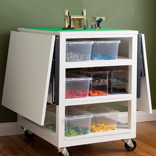 DIY Lego Table With Storage For Small Spaces - Anika's DIY Life