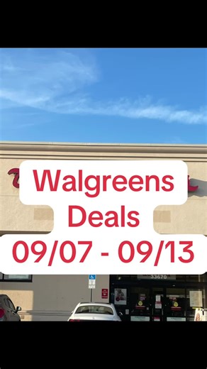 Walgreens Deals 09/07 - 09/13 #walgreens #deals #couponing #savings #frugalliving