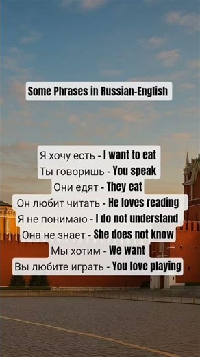 Some Phrases in Russian-English #vocabulary #english #russian #shortvideo #shorts
