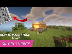 How to Make Stone Farm in Minecraft || EASY ||