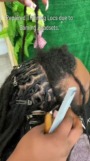 Repairing Thinning Locs from Headsets