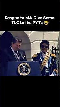 President Reagan Teases Michael Jackson with PYT & TLC | 14 May 1984
