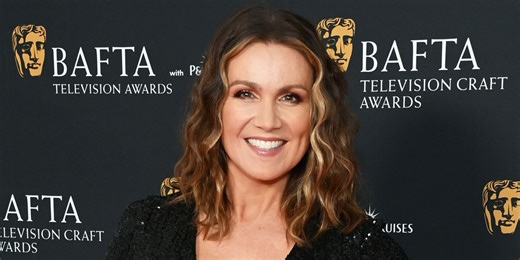 Susanna Reid looks chic in a green midi dress