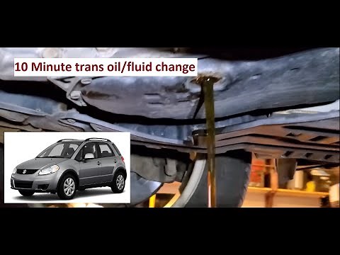 Suzuki SX4 Trans oil change in 10 minutes
