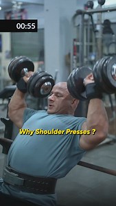 338K views · 3.1K reactions | Overhead dumbell presses are one of the...