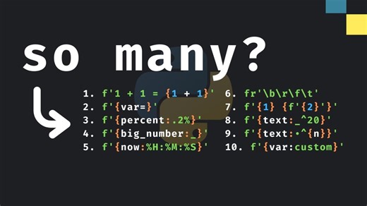 Python F-string 终极_master_class！从基础到自定义格式，一次性吃透字符串格式化天花板！