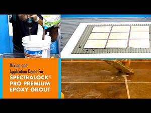 Application Demo SPECTRALOCK PRO PREMIUM GROUT