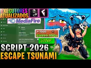 ​[🌊UPD] Escape Tsunami For Brainrots SCRIPT 2026 - SEM KEY | DUPE | AUTO FARM | GODMODE