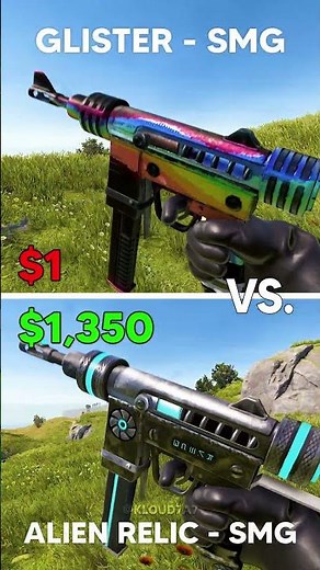 The Most EXPENSIVE Rust Skin Vs. The Cheapest Skin In Rust?! (Weapons) 👀