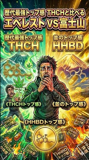 THCH vs HHBD: Is the perceived difference between the top two as significant as the difference be...