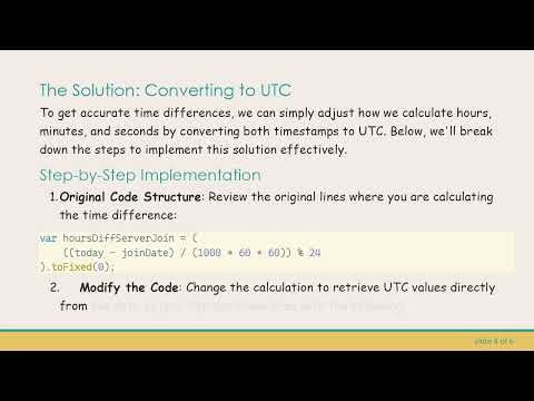 How to Get the Right Time Difference Between Server Joining and Today in Discord.js v12
