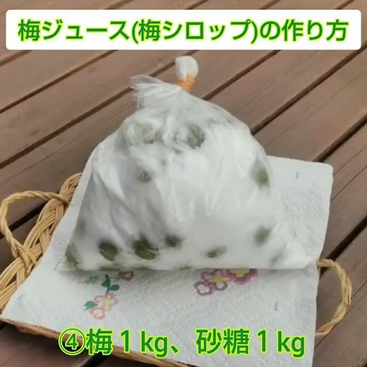 今が旬！簡単にできる梅ジュースの作り方