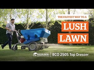 Stop settling for an average lawn. See how the Ecolawn Top Dresser can transform your lawncare.