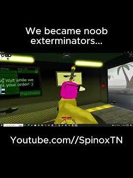 We became noob exterminators... #memes #roblox