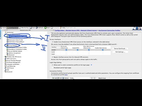 Cisco ASAv VPN Split Tunnel and Group URL