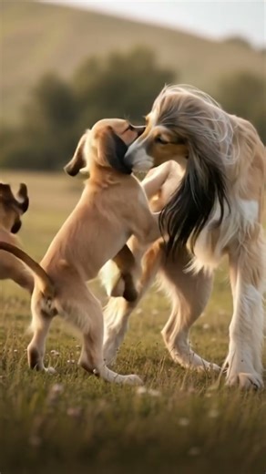 🐾 Afghan Hound Puppy Playtime | Grace and Joy in Motion! 🌸🐶