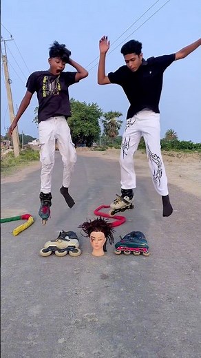 Unique Skating Skills and Techniques You 😇😲 #tiktok #ytshorts #rollerskating #inlineskatingwheels