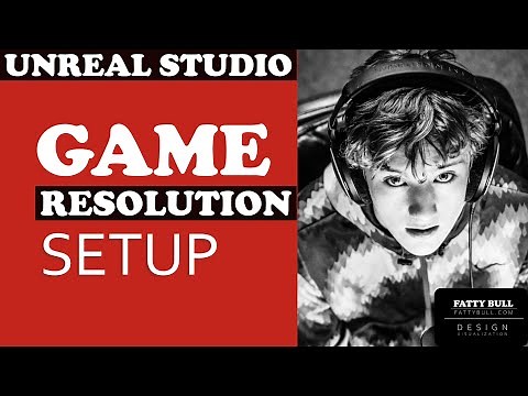 UE4 - Unreal Engine Blueprint - How to Set Video Game Resolution with Level Blueprint