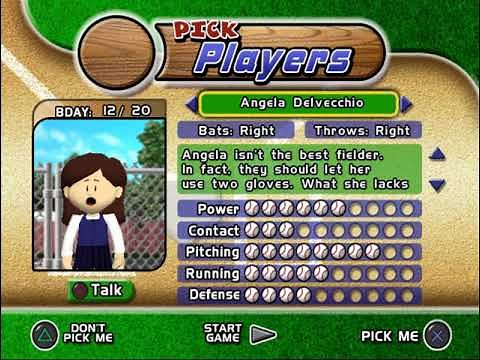 Backyard Baseball PS2 Meet The Player