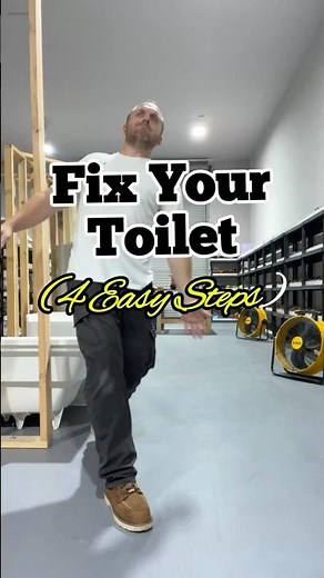 Don't call a plumber for this: 4 easy toilet fixes #diy #plumbing #plumber #fyp